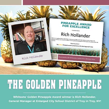 Whitsons 2019 Golden Pineapple Award Winner